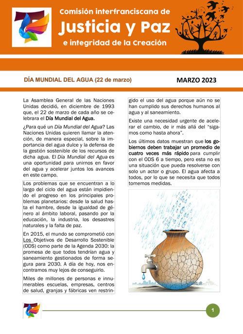 Día mundial del Agua