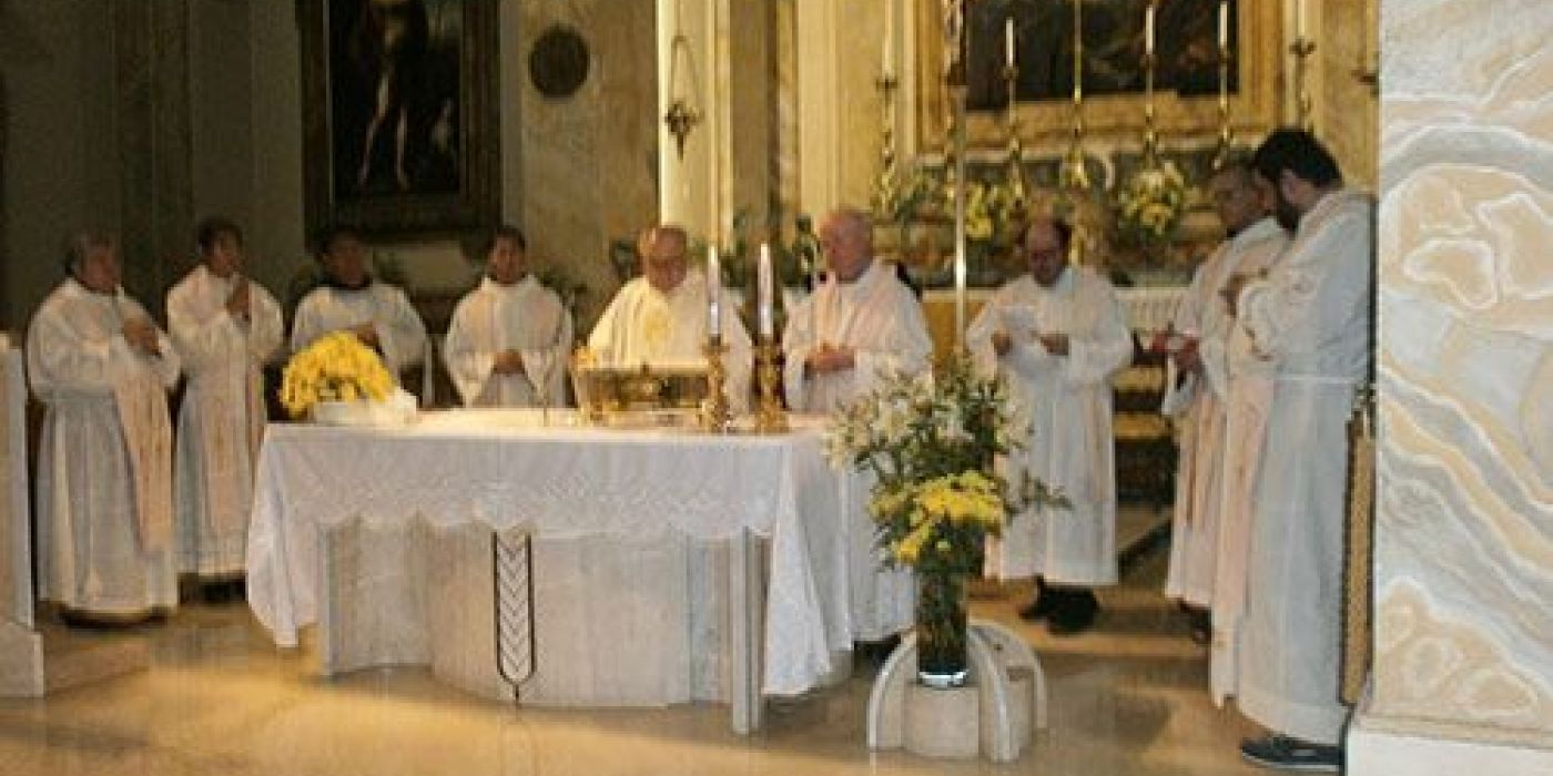 Festividad de San Francisco en la Fraternidad de Roma.