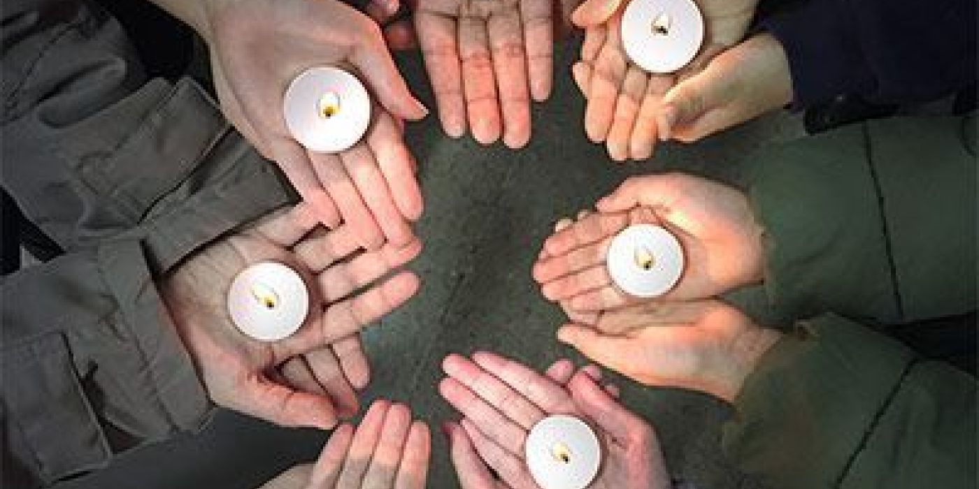La LUZ de la PAZ de Belén en Alcorcón