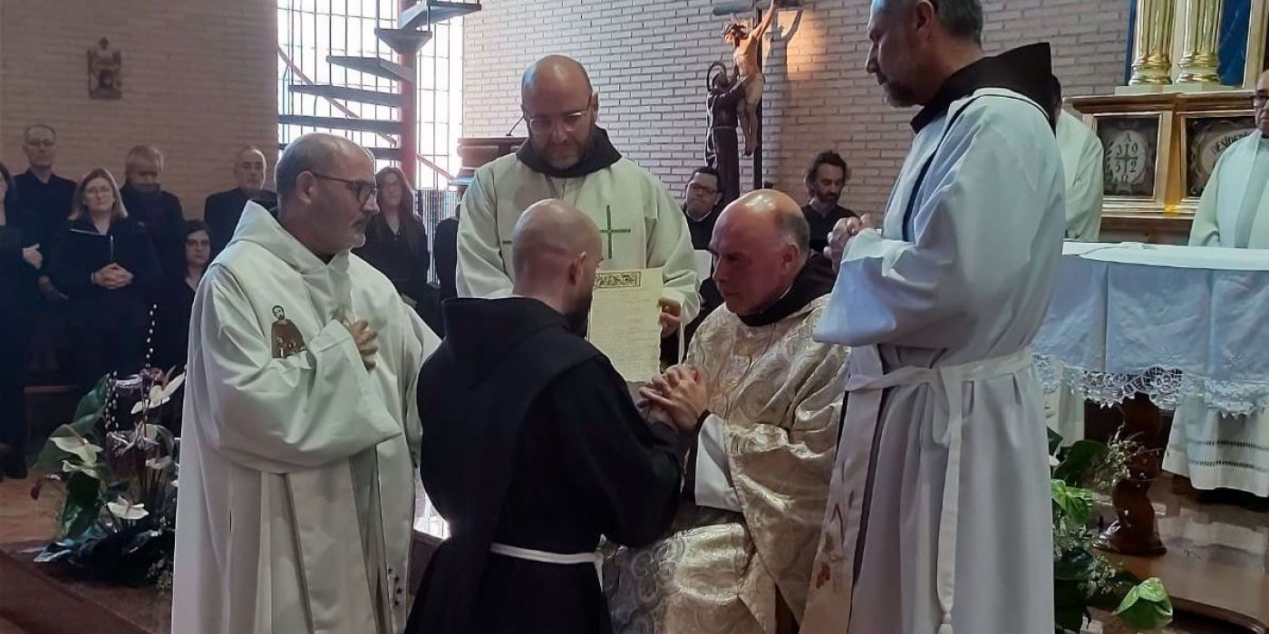 Fray Israel Bonilla Jaramillo profesa solemnemente en Cartagena