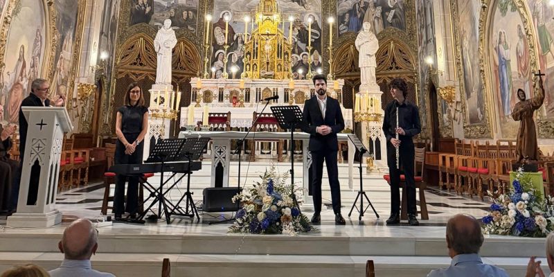 Velada musical en Ontinyent con motivo del VIII Centenario del tránsito de San Francisco